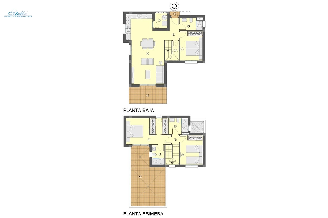 villa en Busot en vente, construit 159 m², estado nuevo, 3 chambre, 3 salle de bains, piscina, ref.: HA-BUN-122-E02-6