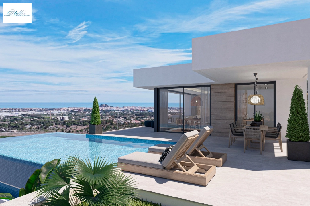 villa en Denia en vente, construit 350 m², aire acondicionado, terrain 1800 m², 3 chambre, 2 salle de bains, piscina, ref.: UM-UV-MAIA-15