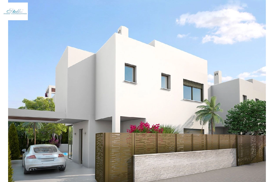 villa en Los Belones(Murcia) en vente, construit 146 m², estado nuevo, aire acondicionado, terrain 430 m², 3 chambre, 3 salle de bains, piscina, ref.: HA-LBN-110-E02-3