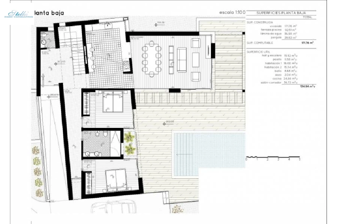 villa en Moraira(Benimeit) en vente, construit 559 m², terrain 817 m², 3 chambre, 2 salle de bains, piscina, ref.: AM-10898DA-3700-8