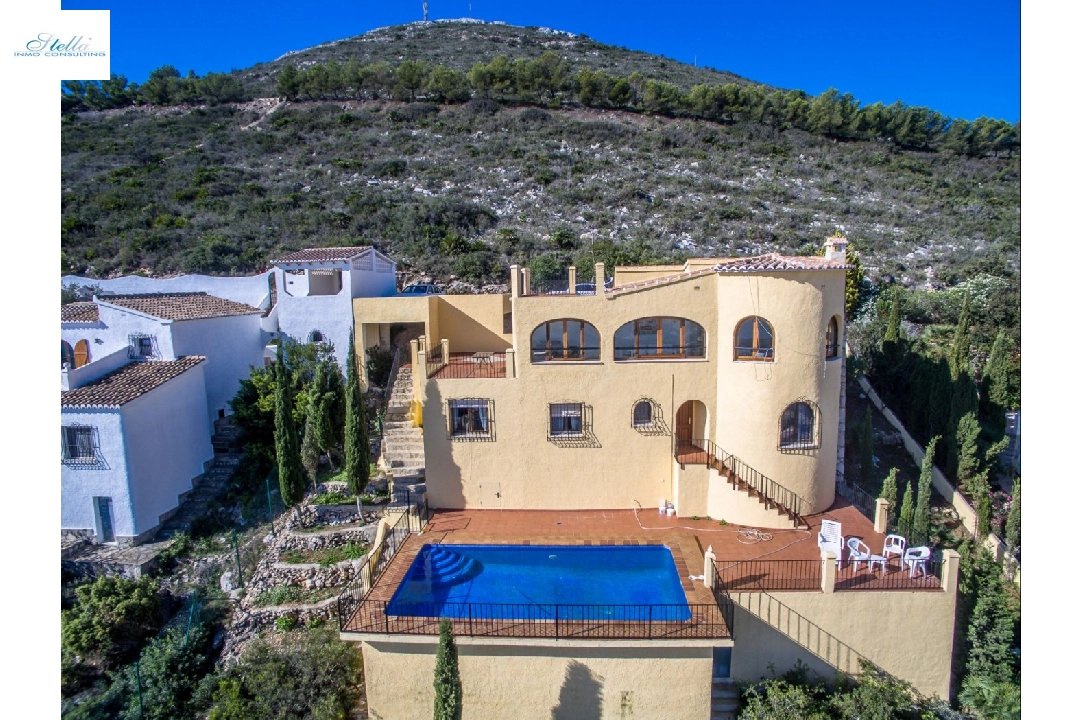 villa en Benitachell(Cumbre del sol) en vente, construit 290 m², terrain 950 m², 5 chambre, 4 salle de bains, piscina, ref.: AM-11229DA-3700-1