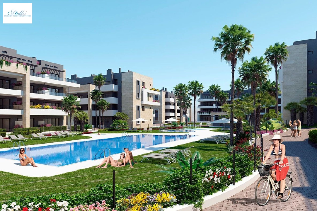 apartamento en la planta superior en Playa Flamenca en vente, construit 112 m², estado nuevo, aire acondicionado, 3 chambre, 2 salle de bains, piscina, ref.: HA-PFN-100-A03-4