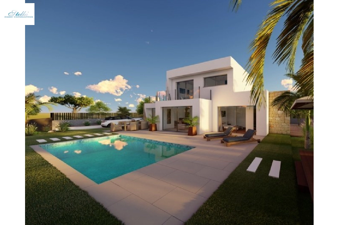 villa en Calpe(Buenavista) en vente, construit 220 m², ano de construccion 2019, aire acondicionado, terrain 850 m², 4 chambre, 3 salle de bains, piscina, ref.: BI-CA.H-413-14