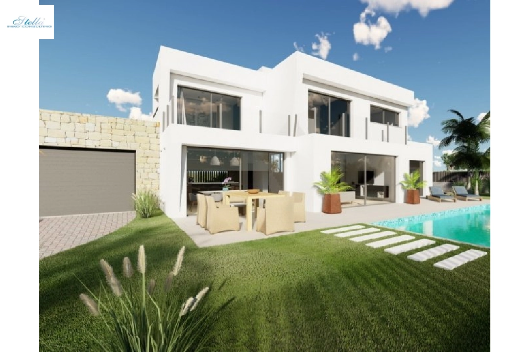 villa en Calpe(Buenavista) en vente, construit 220 m², ano de construccion 2019, aire acondicionado, terrain 850 m², 4 chambre, 3 salle de bains, piscina, ref.: BI-CA.H-413-17