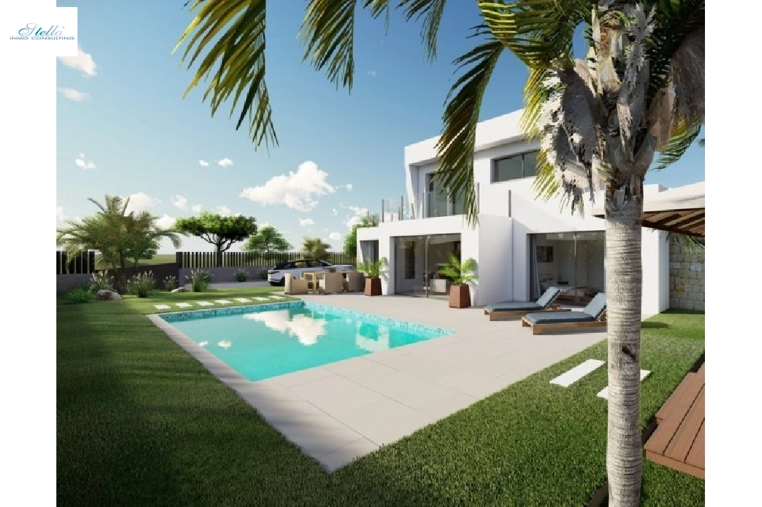 villa en Calpe(Buenavista) en vente, construit 220 m², ano de construccion 2019, aire acondicionado, terrain 850 m², 4 chambre, 3 salle de bains, piscina, ref.: BI-CA.H-413-23