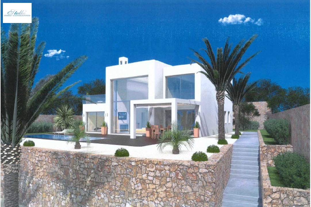villa en Javea(Puerta Fenicia) en vente, construit 200 m², aire acondicionado, terrain 1000 m², 4 chambre, 3 salle de bains, ref.: BP-2059JAV-4