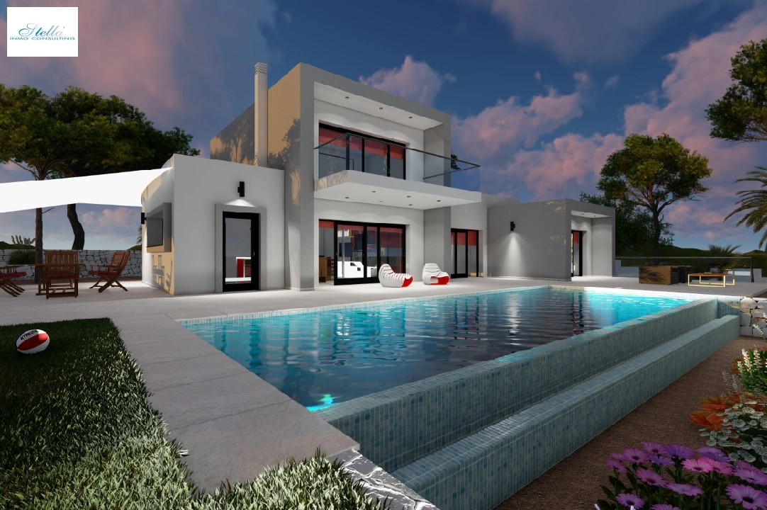 villa en Benissa(Fustera) en vente, construit 160 m², aire acondicionado, terrain 1000 m², 3 chambre, 2 salle de bains, piscina, ref.: BP-3092BEN-6