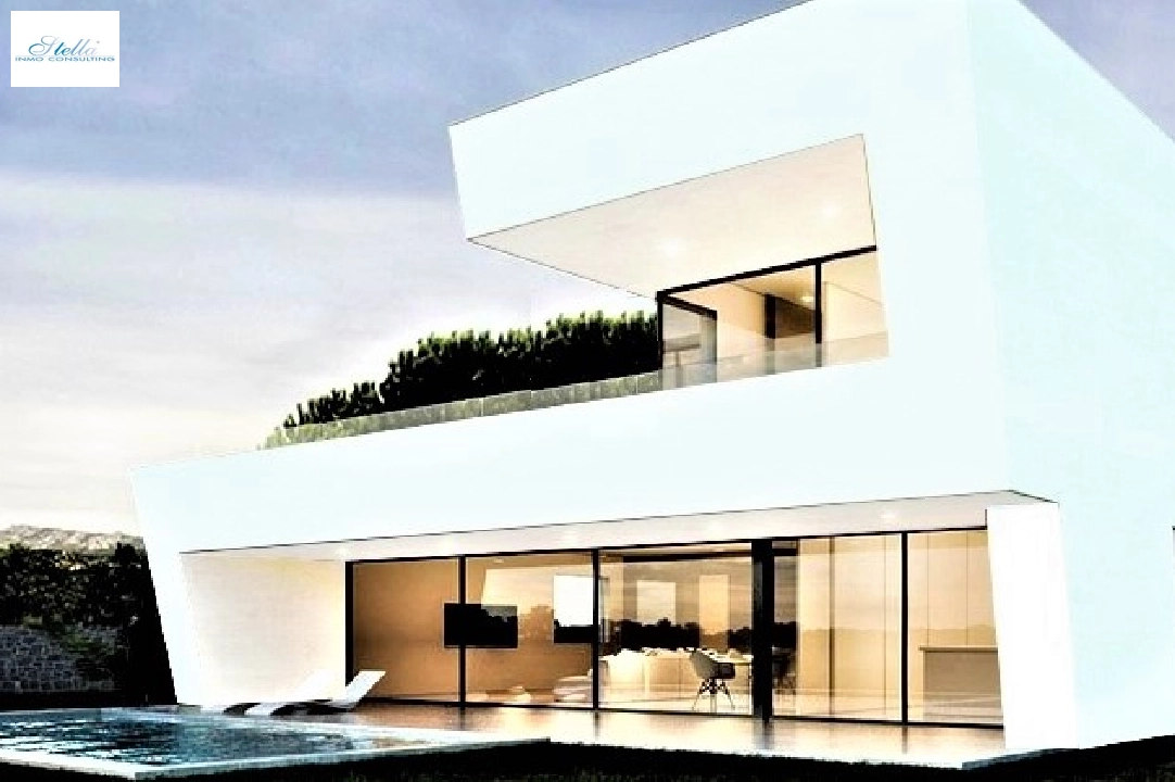 villa en Moraira(Benimeit) en vente, construit 185 m², ano de construccion 2020, aire acondicionado, terrain 850 m², 4 chambre, 3 salle de bains, piscina, ref.: BI-MT.H-742-10