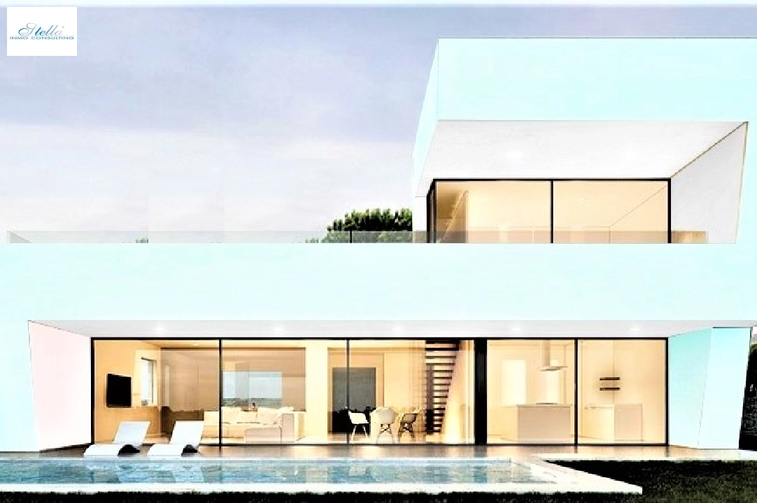 villa en Moraira(Benimeit) en vente, construit 185 m², ano de construccion 2020, aire acondicionado, terrain 850 m², 4 chambre, 3 salle de bains, piscina, ref.: BI-MT.H-742-5