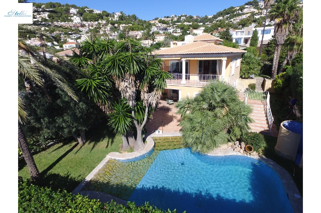 villa en Moraira en vente, construit 300 m², aire acondicionado, terrain 800 m², 4 chambre, 3 salle de bains, piscina, ref.: CA-H-1299-AMB-4