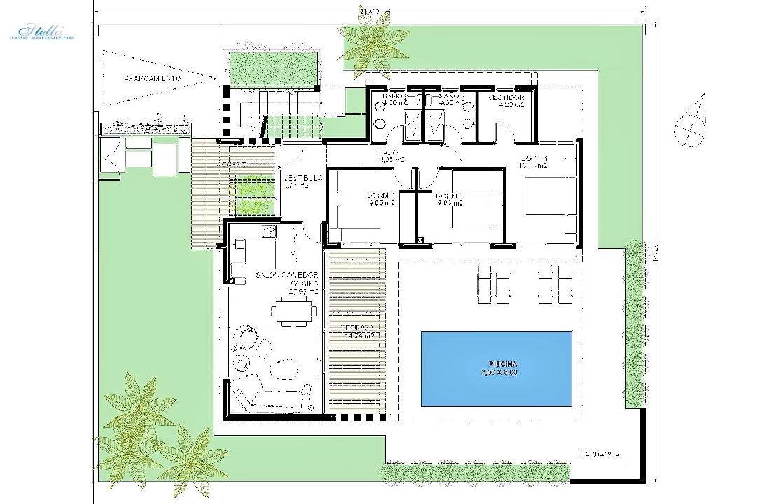 villa en Polop(Alberca de Polop) en vente, construit 100 m², ano de construccion 2019, estado nuevo, terrain 400 m², 3 chambre, 2 salle de bains, piscina, ref.: GC-1120-44