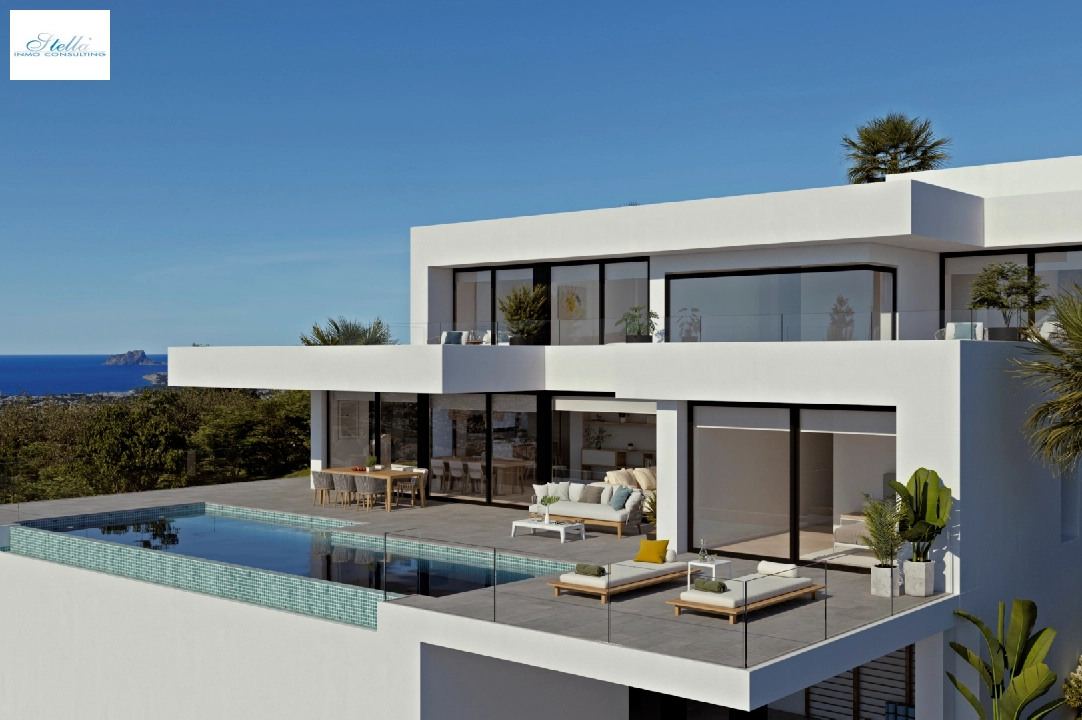 villa en Cumbre del Sol(Residencial Plus Jazmines) en vente, construit 277 m², terrain 1087 m², 4 chambre, 5 salle de bains, piscina, ref.: VA-AJ021-2