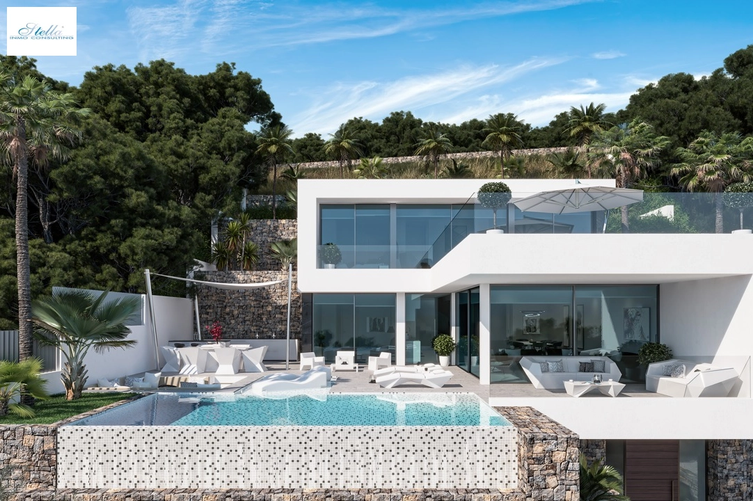 villa en Calpe(Maryvilla) en vente, construit 440 m², aire acondicionado, terrain 637 m², 4 chambre, 6 salle de bains, piscina, ref.: BP-3230CAL-21