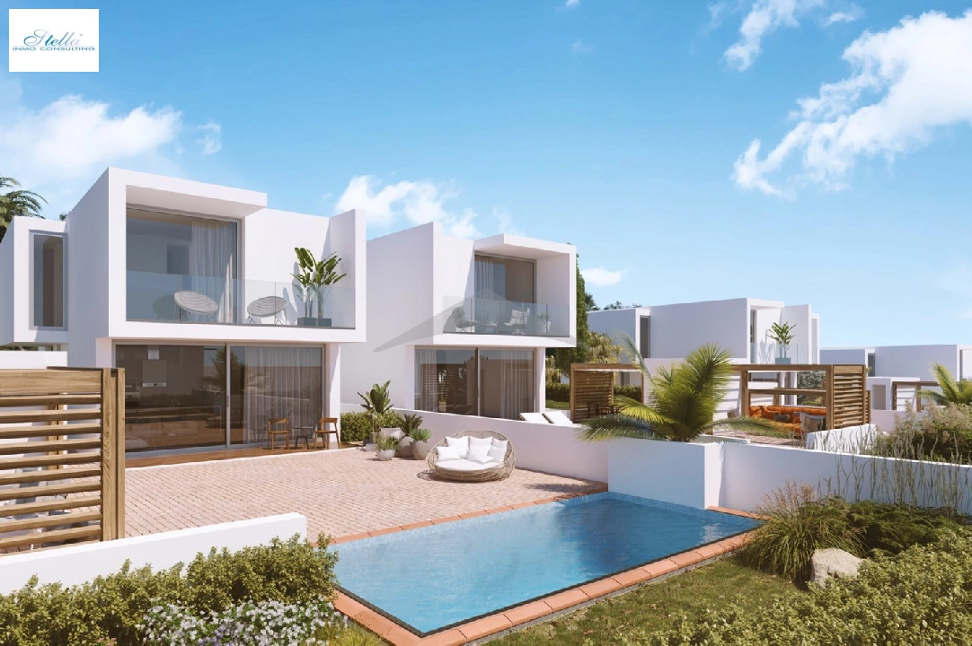 villa en Moraira en vente, construit 185 m², aire acondicionado, terrain 434 m², 3 chambre, 2 salle de bains, piscina, ref.: UH-UHM1571-3