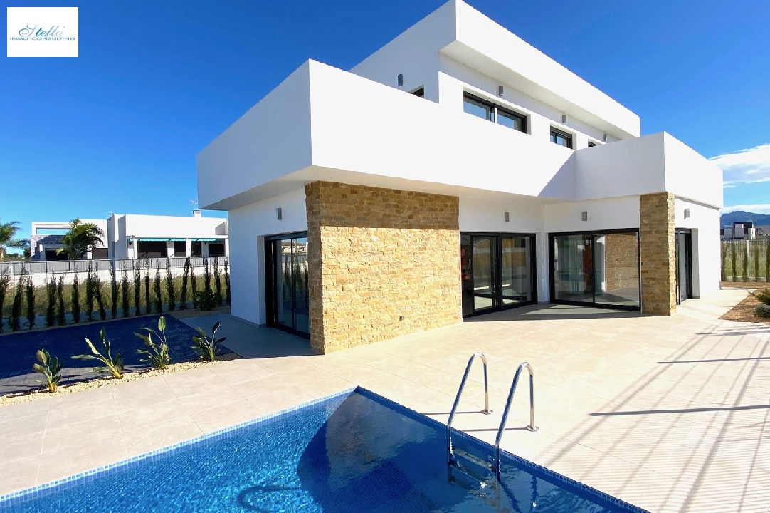 villa en El Vergel en vente, construit 149 m², ano de construccion 2020, estado nuevo, + calefaccion suelo, aire acondicionado, terrain 400 m², 3 chambre, 3 salle de bains, piscina, ref.: GC-2320-N-24