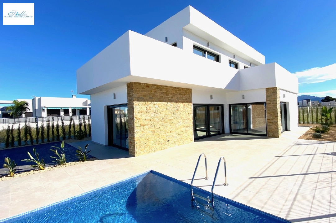 villa en El Vergel en vente, construit 149 m², ano de construccion 2020, estado nuevo, + calefaccion suelo, aire acondicionado, terrain 400 m², 3 chambre, 3 salle de bains, piscina, ref.: GC-2320-N-25
