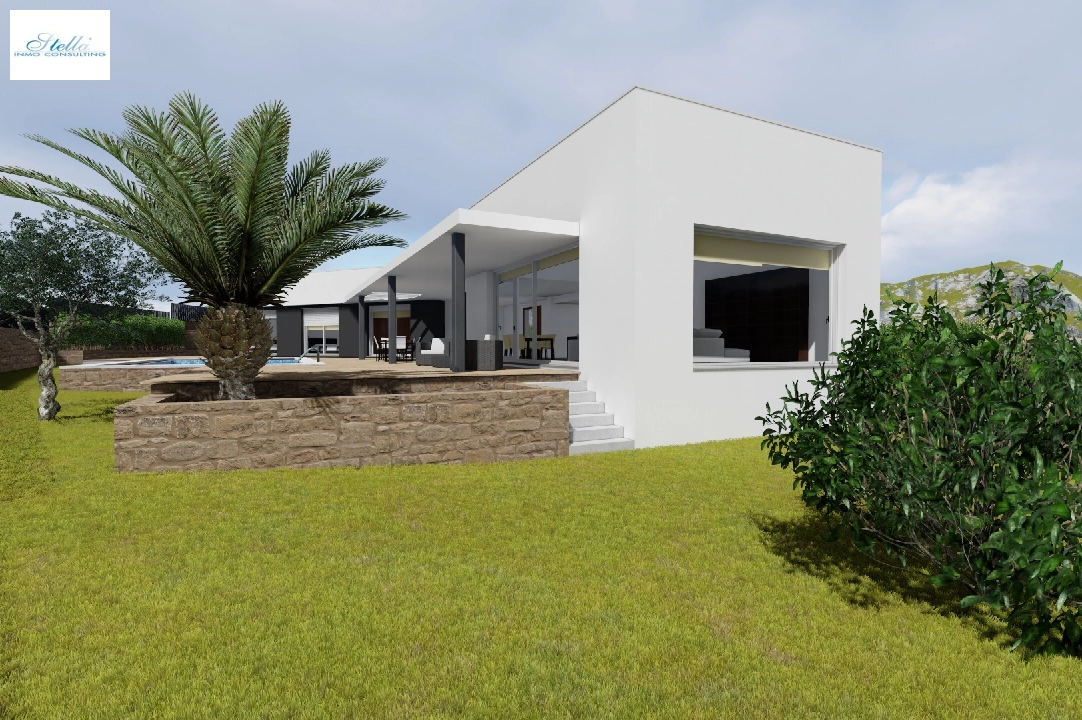 villa en Moraira en vente, construit 251 m², aire acondicionado, terrain 1030 m², 3 chambre, 2 salle de bains, piscina, ref.: CA-H-1351-AMB-12