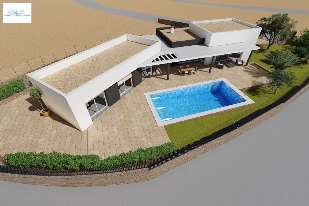 villa en Moraira en vente, construit 251 m², aire acondicionado, terrain 1030 m², 3 chambre, 2 salle de bains, piscina, ref.: CA-H-1351-AMB-2