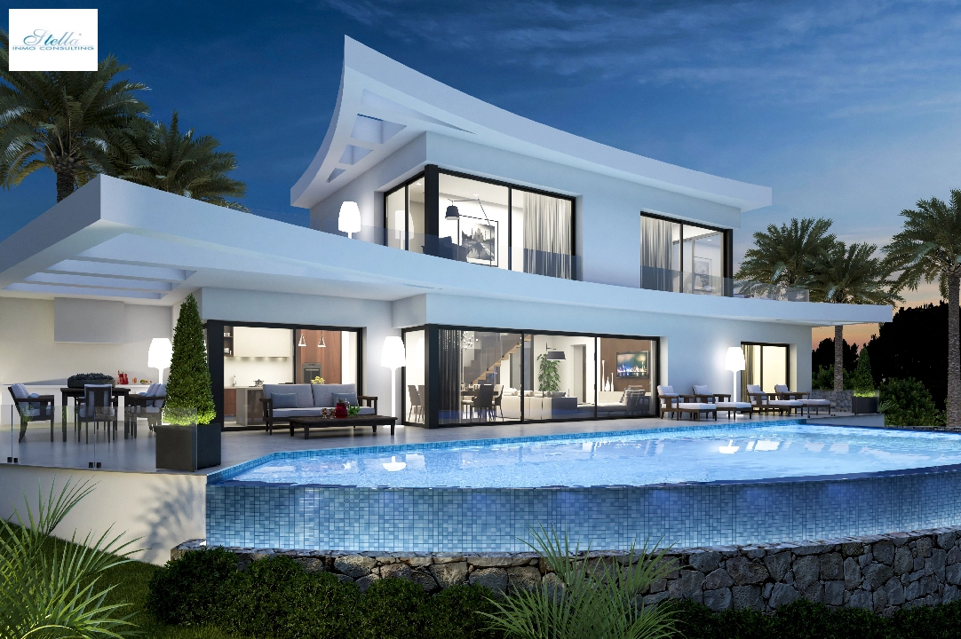 villa en Denia en vente, construit 317 m², aire acondicionado, terrain 1400 m², 3 chambre, 4 salle de bains, piscina, ref.: UM-UV-SOROLLA-1