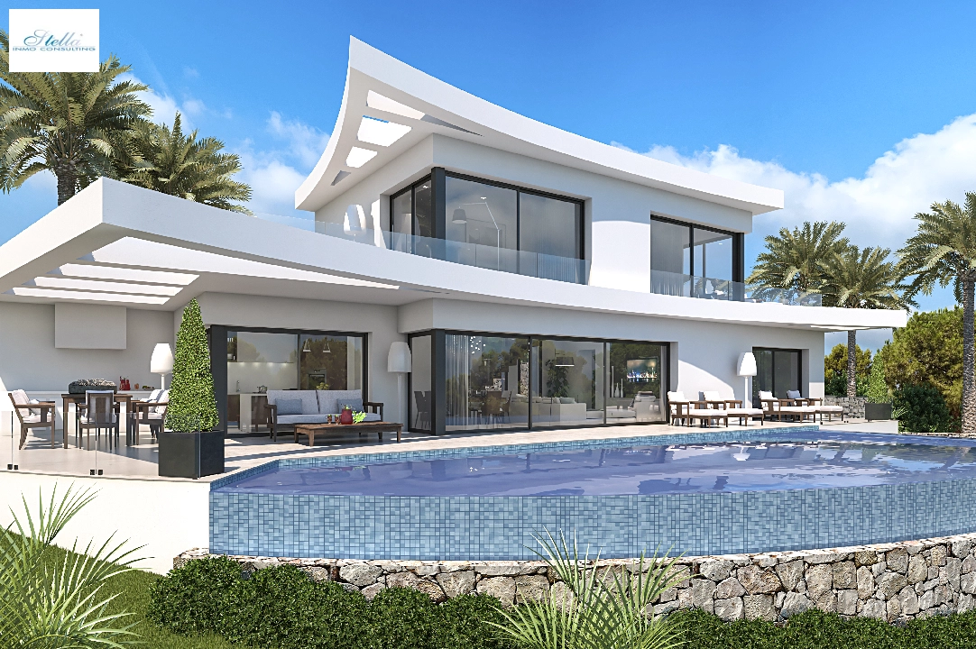 villa en Denia en vente, construit 317 m², aire acondicionado, terrain 1400 m², 3 chambre, 4 salle de bains, piscina, ref.: UM-UV-SOROLLA-5