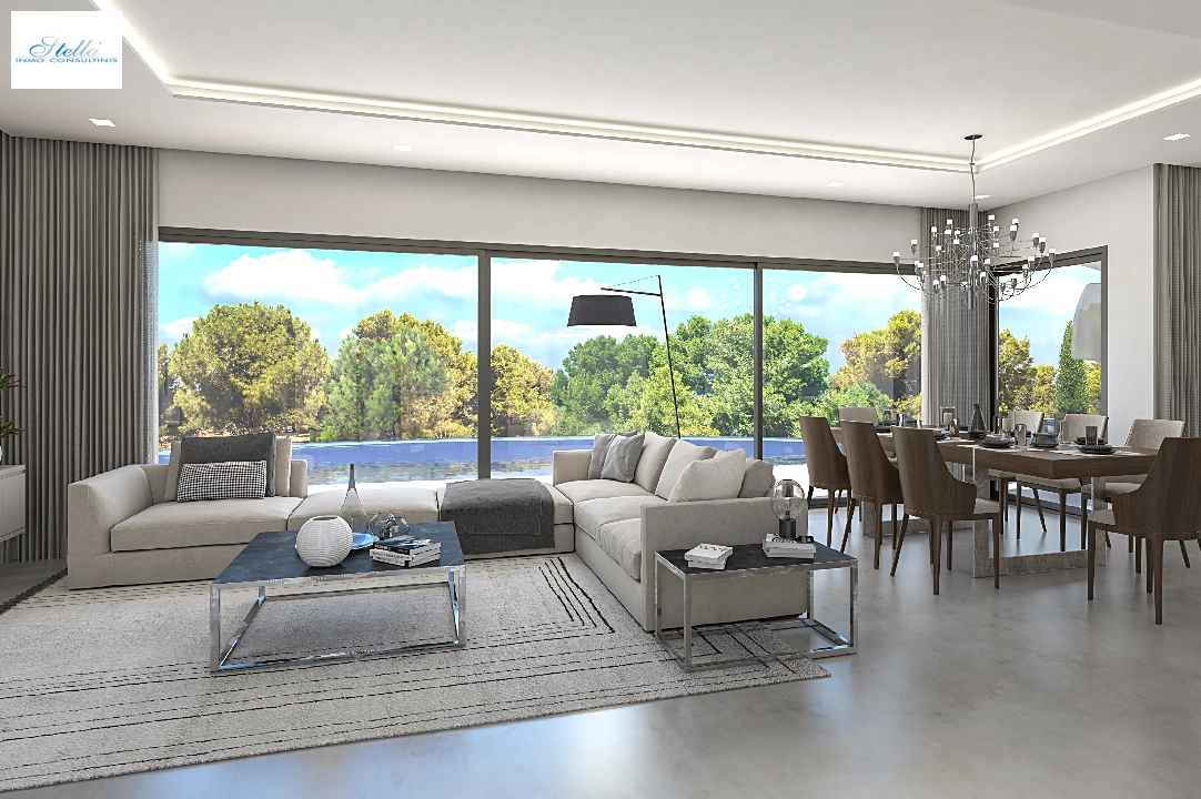 villa en Denia en vente, construit 317 m², aire acondicionado, terrain 1400 m², 3 chambre, 4 salle de bains, piscina, ref.: UM-UV-SOROLLA-9