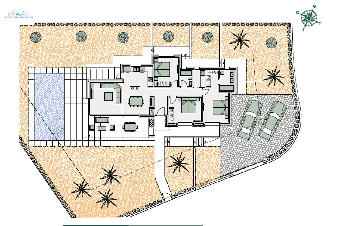 villa en Benissa(Fanadix) en vente, construit 285 m², aire acondicionado, terrain 800 m², 3 chambre, 2 salle de bains, ref.: BP-3378BEN-6