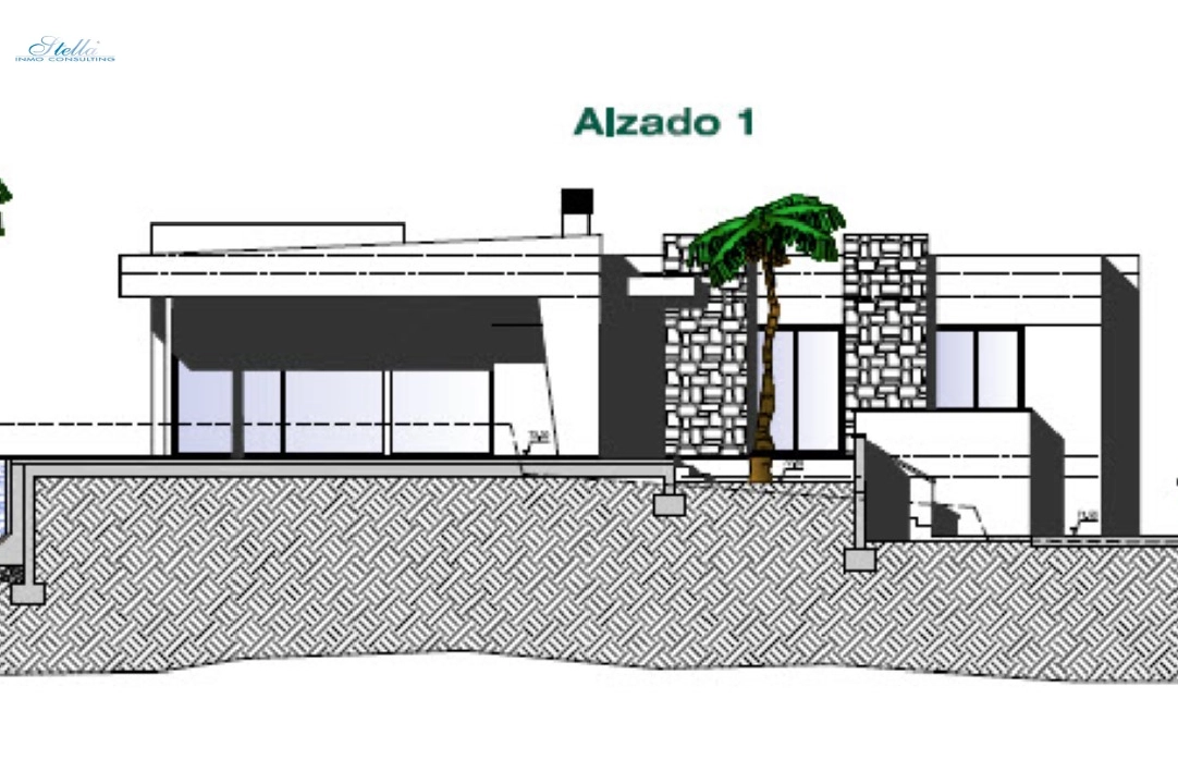 villa en Benissa(Fanadix) en vente, construit 285 m², aire acondicionado, terrain 800 m², 3 chambre, 2 salle de bains, ref.: BP-3378BEN-7