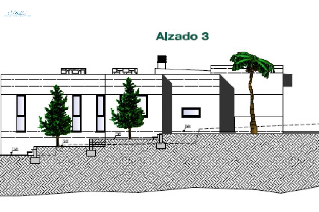 villa en Benissa(Fanadix) en vente, construit 285 m², aire acondicionado, terrain 800 m², 3 chambre, 2 salle de bains, ref.: BP-3378BEN-9
