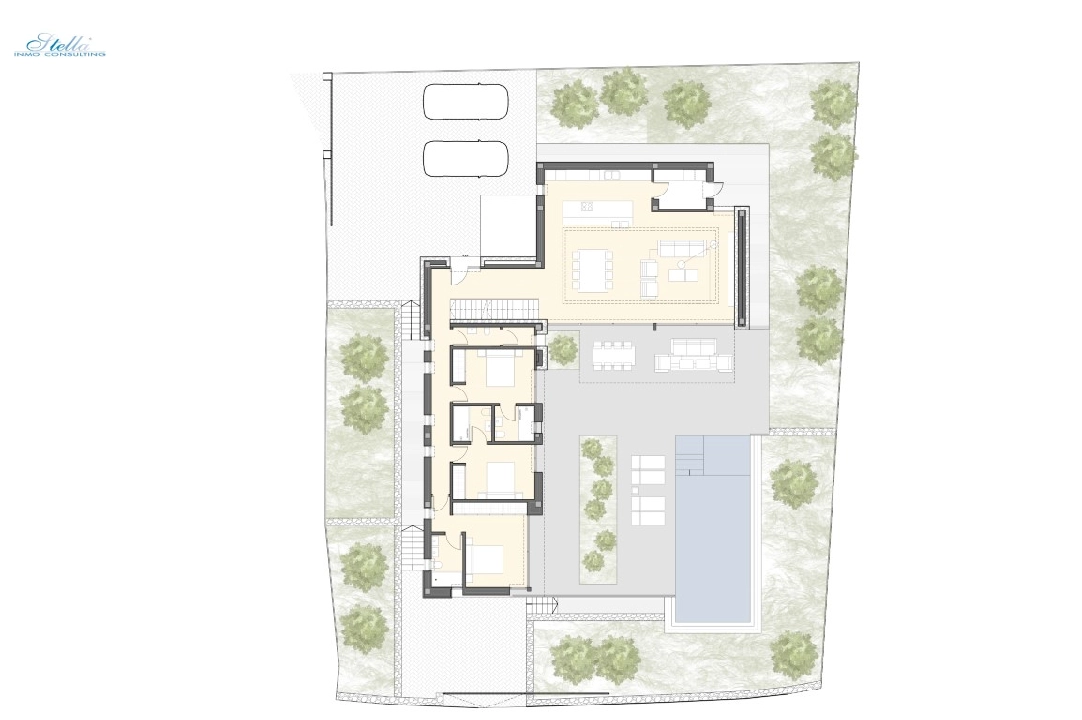 villa en Moraira(Moravit) en vente, construit 322 m², aire acondicionado, terrain 939 m², 4 chambre, 4 salle de bains, ref.: BP-3376MOR-8
