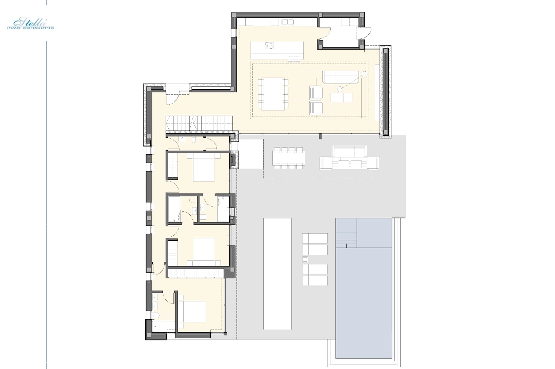 villa en Moraira(Moravit) en vente, construit 322 m², aire acondicionado, terrain 939 m², 4 chambre, 4 salle de bains, ref.: BP-3376MOR-9