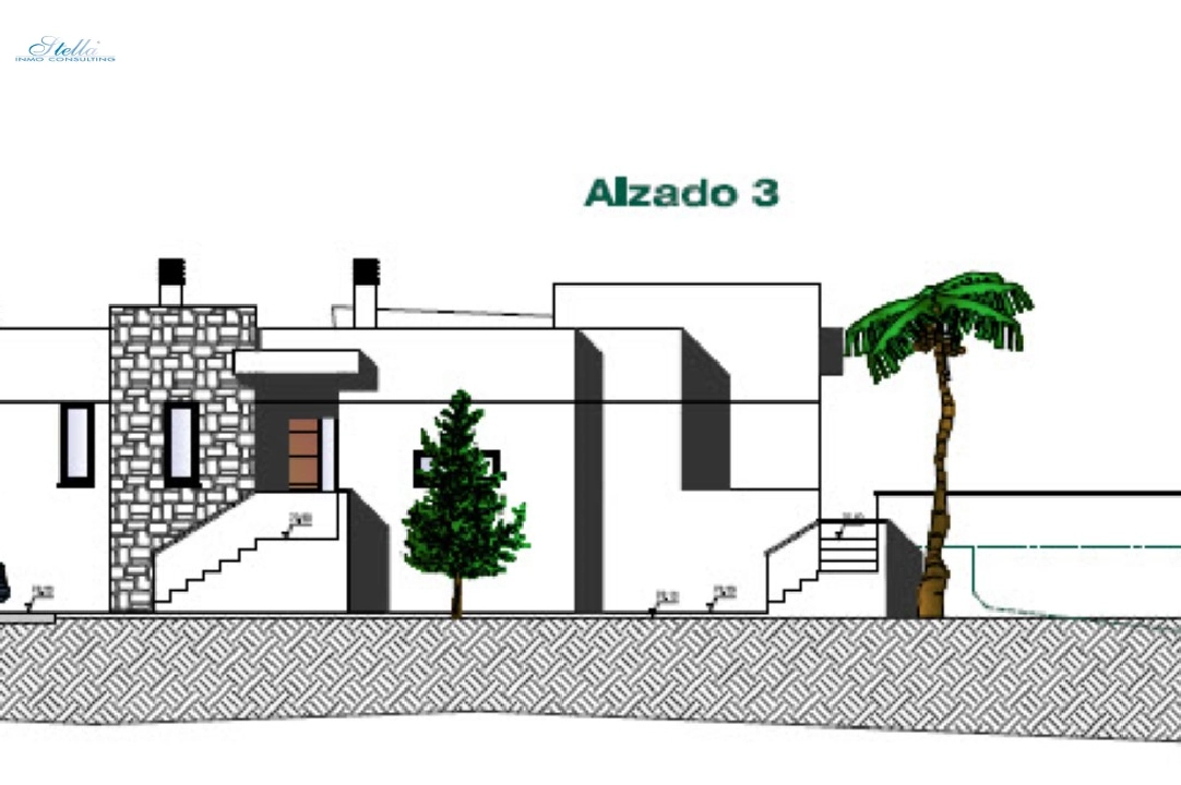 villa en Benissa(Fanadix) en vente, construit 297 m², aire acondicionado, terrain 800 m², 3 chambre, 2 salle de bains, ref.: BP-3380BEN-7