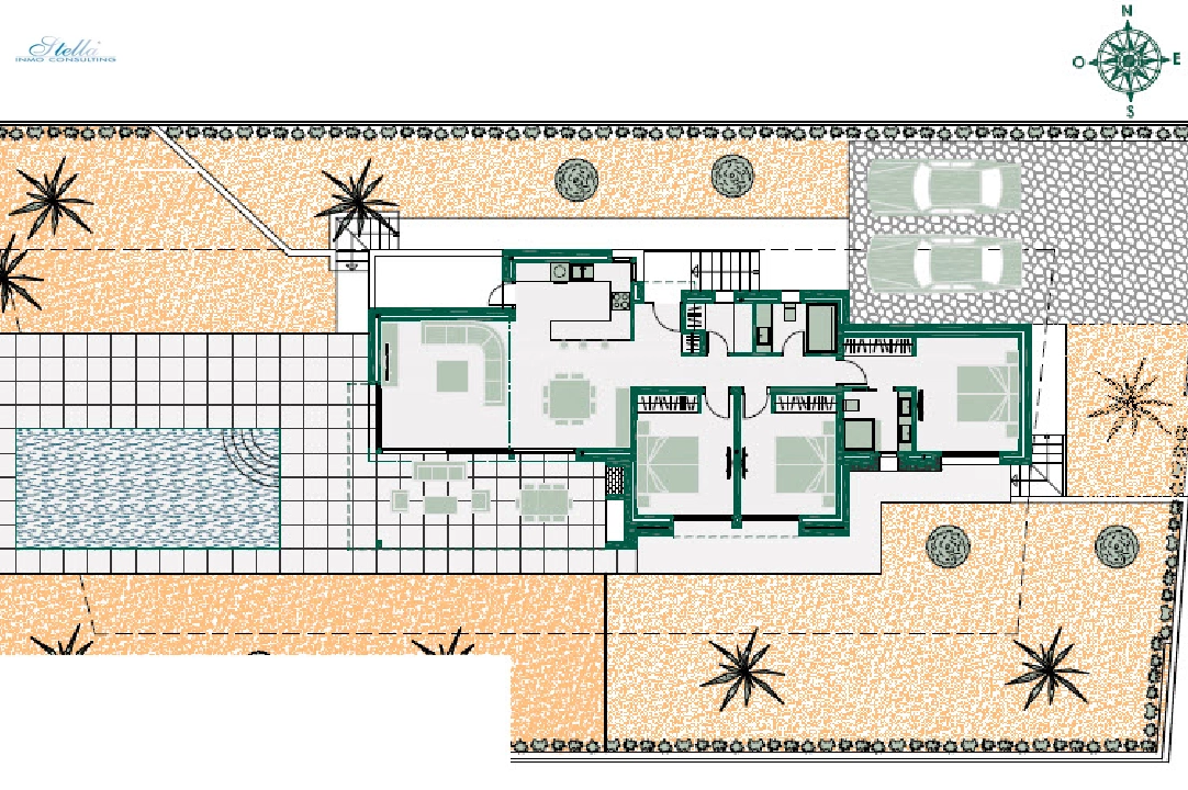 villa en Benissa(Fanadix) en vente, construit 301 m², aire acondicionado, terrain 800 m², 3 chambre, 2 salle de bains, ref.: BP-3379BEN-4
