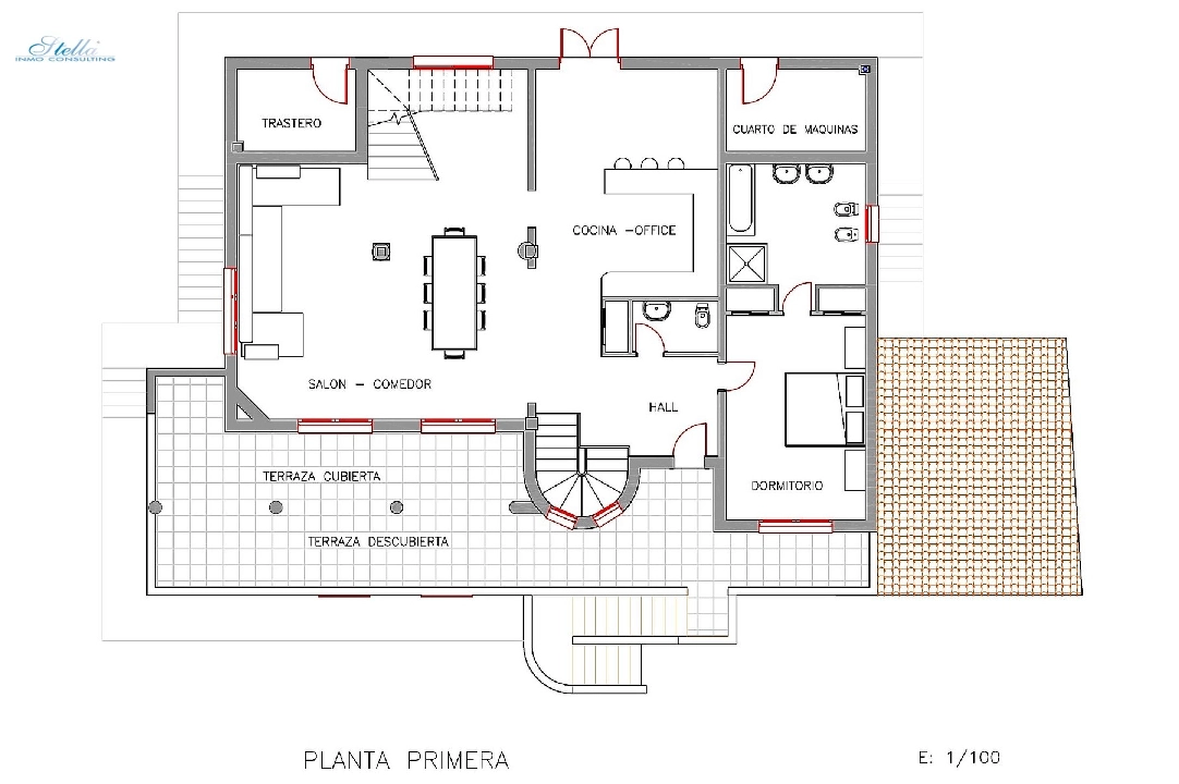 villa en Denia-La Sella(Pedreguer) en vente, construit 400 m², ano de construccion 2001, estado como nuevo, + calefaccion central, aire acondicionado, terrain 1386 m², 6 chambre, 6 salle de bains, piscina, ref.: GC-0521-58