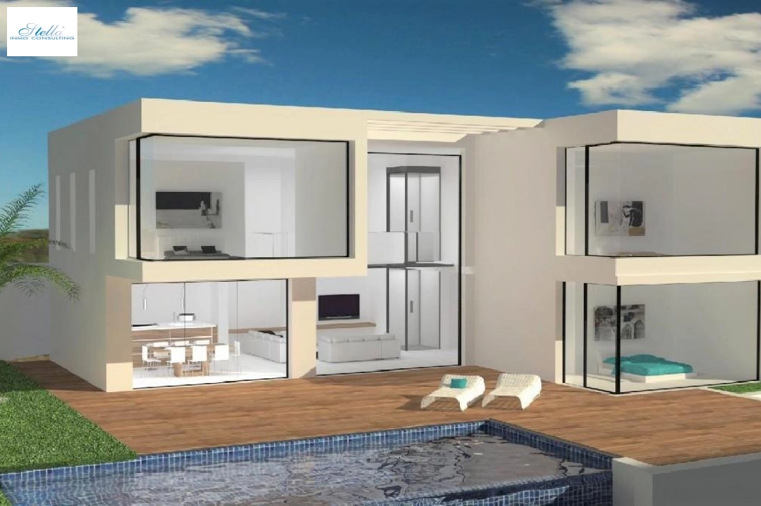 villa en Benissa en vente, construit 250 m², terrain 1056 m², 4 chambre, 3 salle de bains, piscina, ref.: COB-3096-1