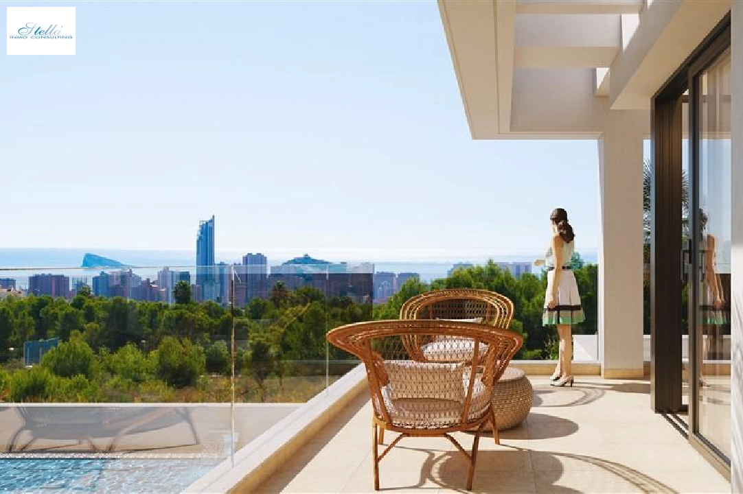 villa en Finestrat en vente, construit 134 m², terrain 385 m², 3 chambre, 3 salle de bains, piscina, ref.: COB-3017-3