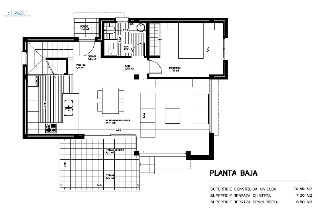 villa en Denia-La Sella en vente, construit 150 m², aire acondicionado, terrain 326 m², 3 chambre, 2 salle de bains, ref.: BP-3422SEL-4