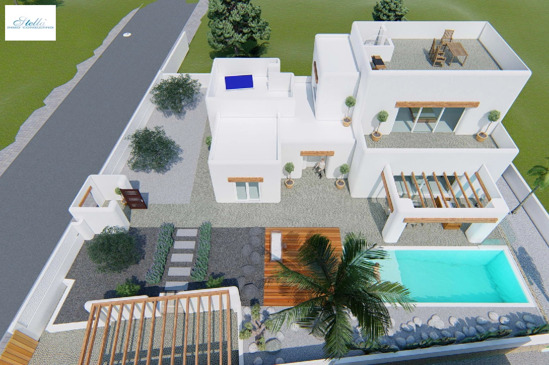 villa en Benidorm(La Nucia) en vente, construit 387 m², terrain 603 m², 3 chambre, 2 salle de bains, ref.: BP-3429NUC-25