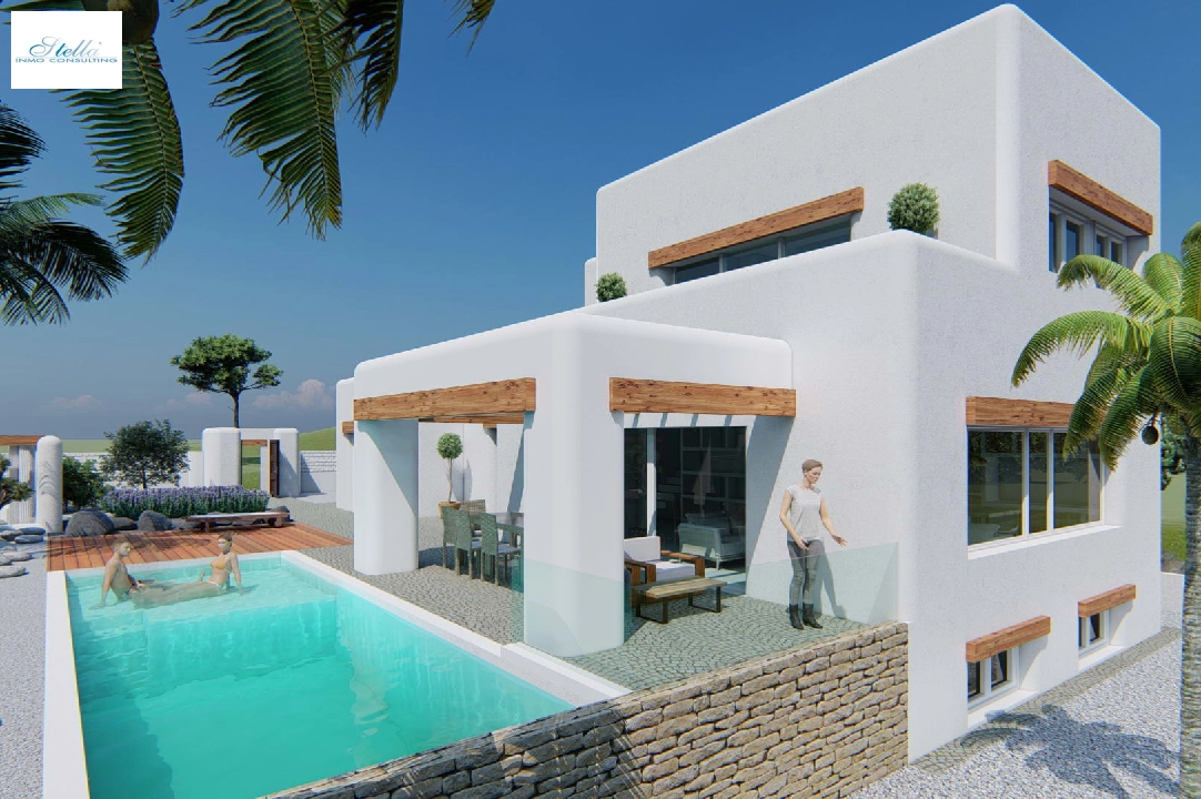 villa en Benidorm(La Nucia) en vente, construit 387 m², terrain 603 m², 3 chambre, 2 salle de bains, ref.: BP-3429NUC-3