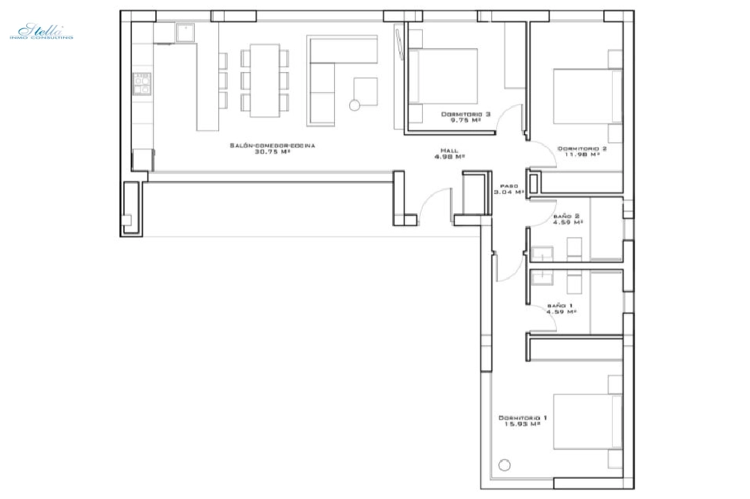 villa en Polop(Altos de Polop) en vente, construit 230 m², aire acondicionado, terrain 429 m², 3 chambre, 2 salle de bains, ref.: BP-3444POL-27