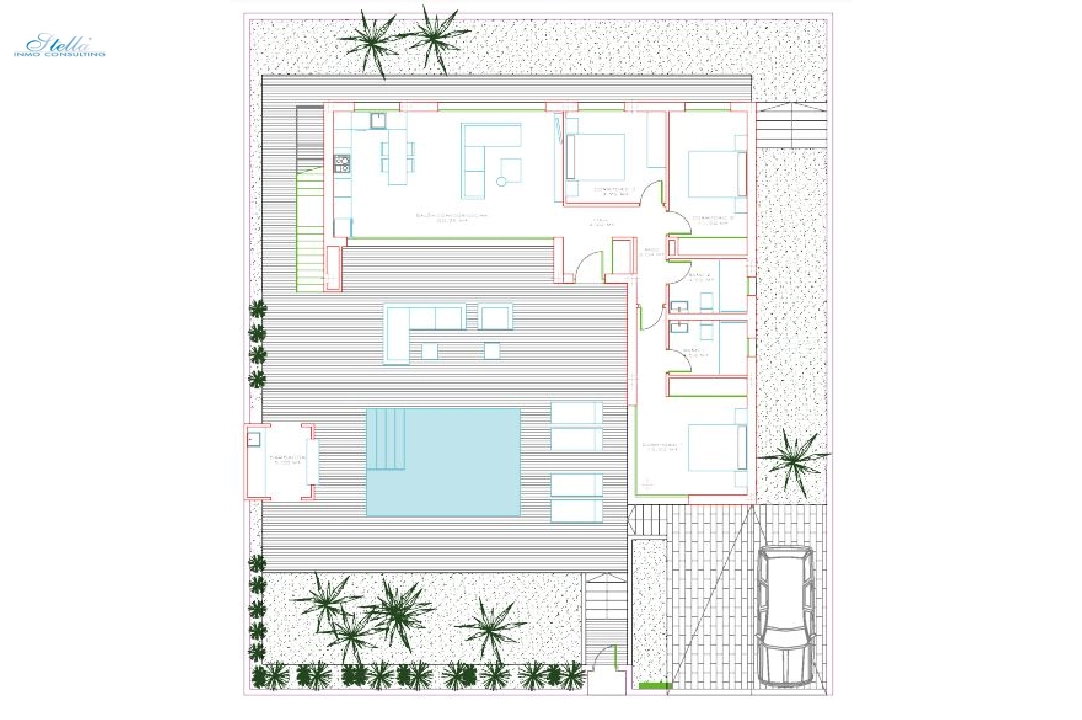 villa en Polop(Altos de Polop) en vente, construit 230 m², aire acondicionado, terrain 429 m², 3 chambre, 2 salle de bains, ref.: BP-3444POL-28