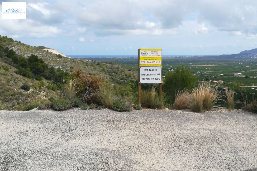 terrain en Pego(Monte Mostalla) en vente, terrain 800 m², ref.: N-2515-1