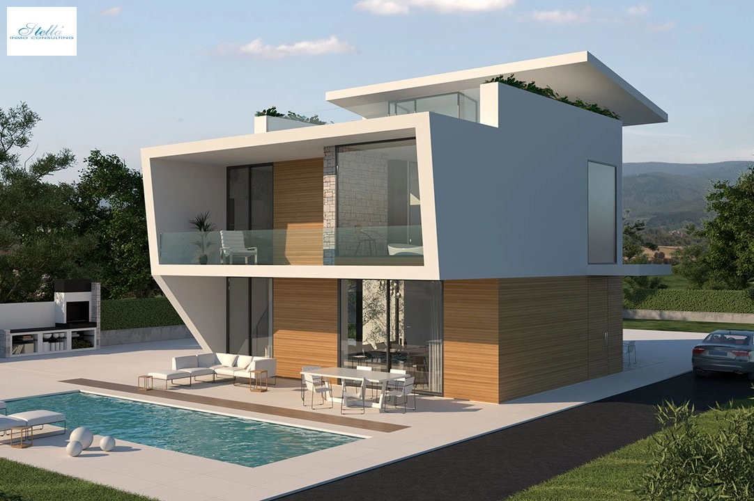 villa en Dehesa de Campoamor en vente, construit 307 m², estado nuevo, terrain 500 m², 4 chambre, 4 salle de bains, piscina, ref.: HA-DCN-100-E15-1