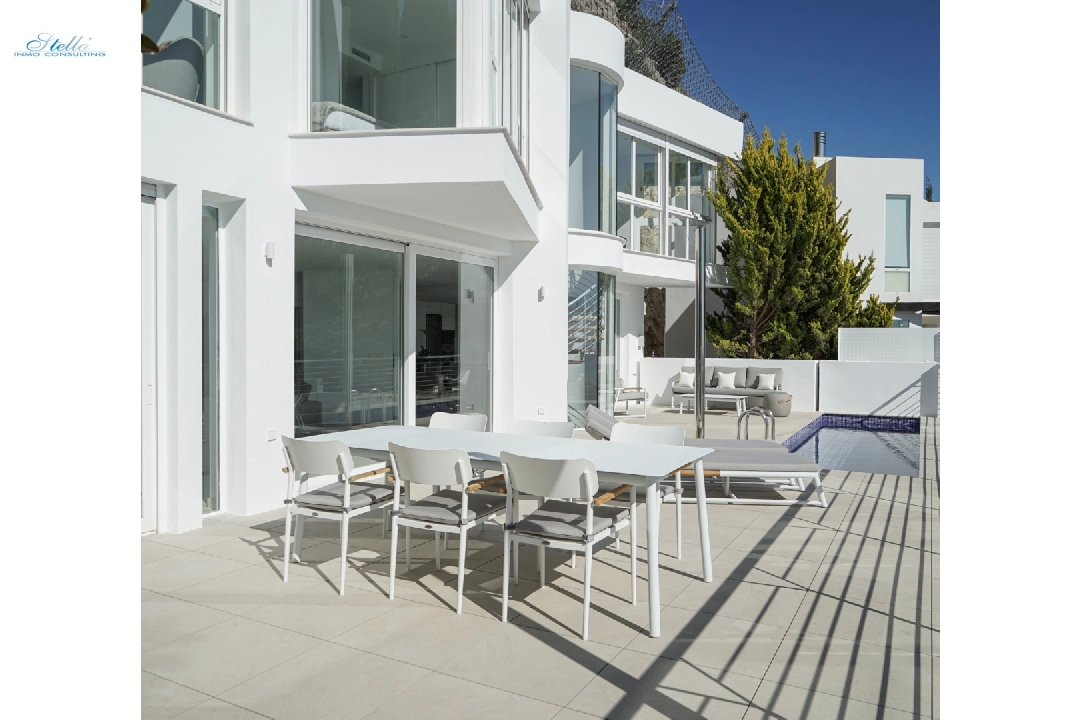 villa en Altea(Blanc Altea Homes) en vente, construit 267 m², 5 chambre, 6 salle de bains, piscina, ref.: VA-HC013-2