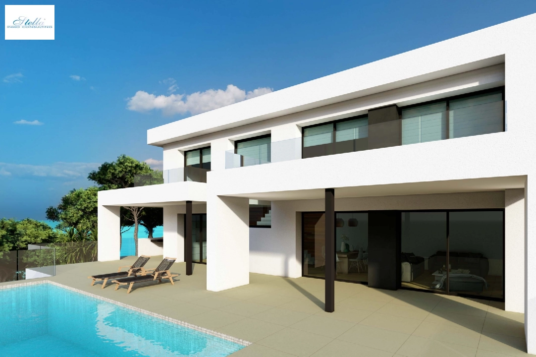 villa en Cumbre del Sol(Residencial Plus Jazmines) en vente, construit 188 m², terrain 847 m², 3 chambre, 5 salle de bains, piscina, ref.: VA-AJ252-2