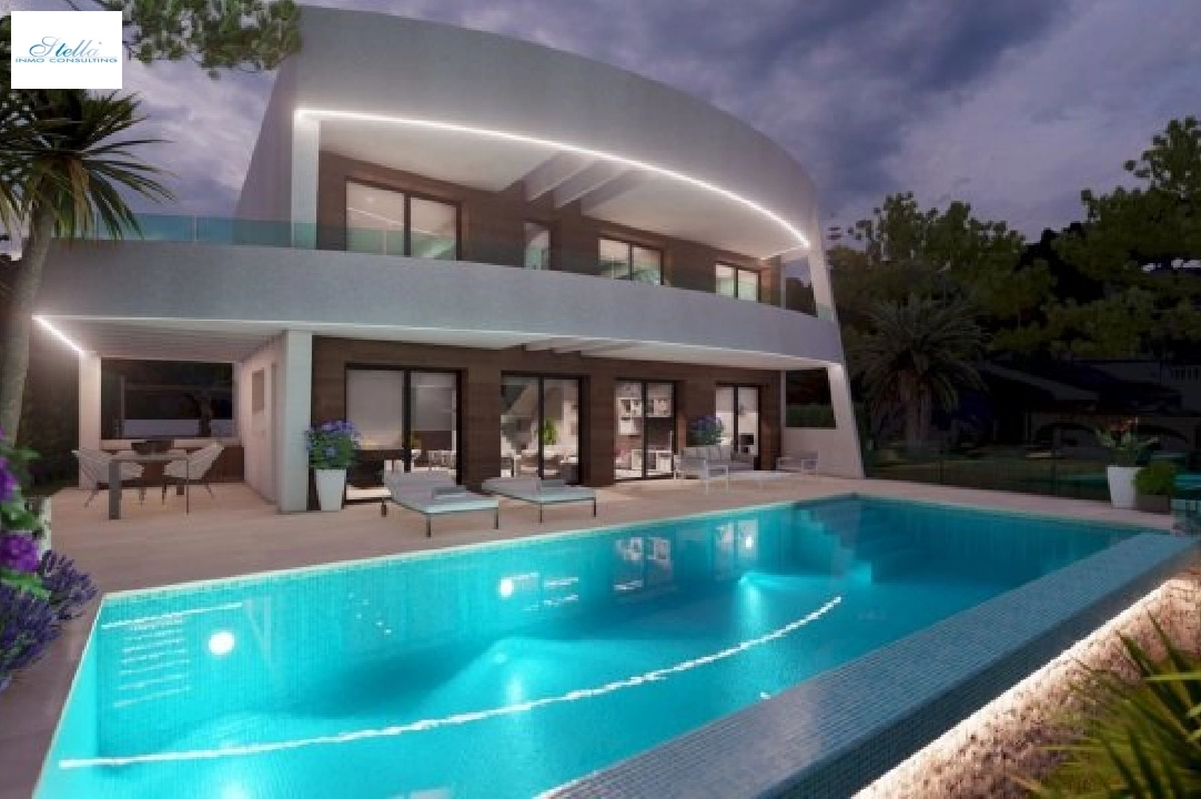 villa en Moraira en vente, construit 265 m², terrain 802 m², 4 salle de bains, ref.: BS-3974742-1