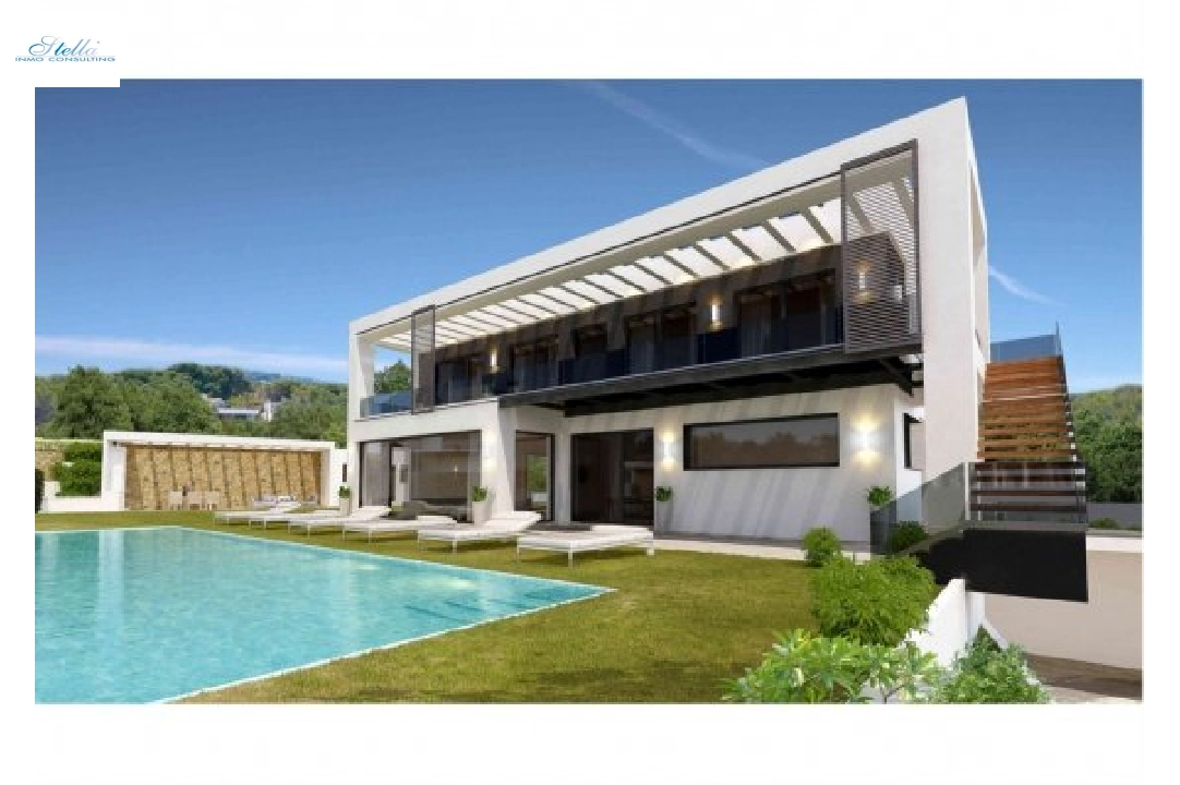 villa en Benissa en vente, construit 350 m², aire acondicionado, terrain 1272 m², 4 chambre, 4 salle de bains, piscina, ref.: BS-3974718-1