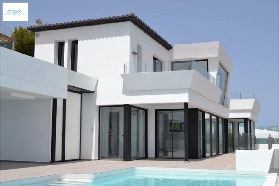 villa en Calpe en vente, construit 450 m², aire acondicionado, terrain 956 m², 5 chambre, 5 salle de bains, piscina, ref.: BS-3974680-1