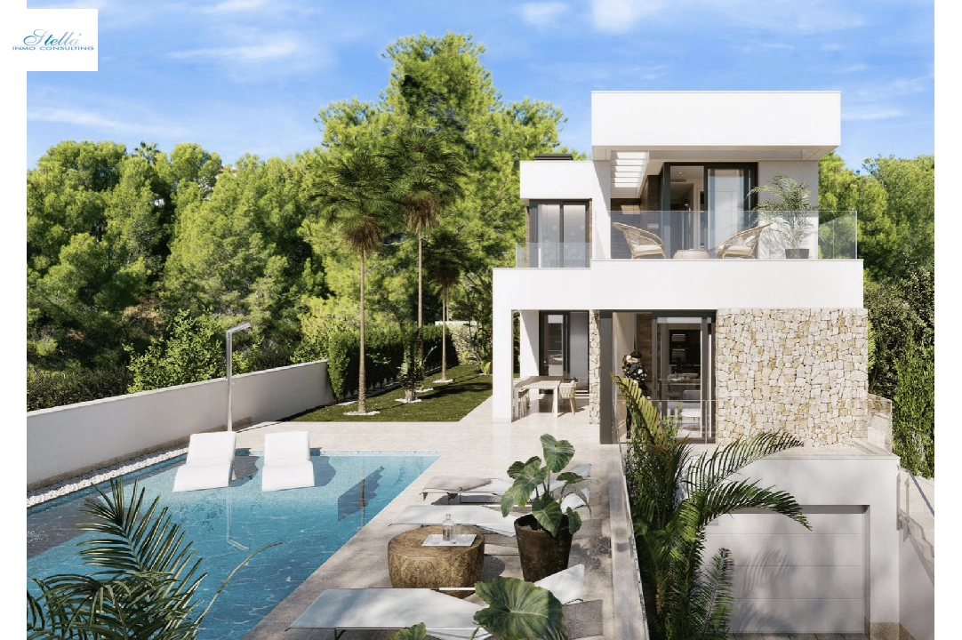 villa en Finestrat en vente, construit 229 m², aire acondicionado, 3 chambre, 3 salle de bains, piscina, ref.: BS-4958346-1