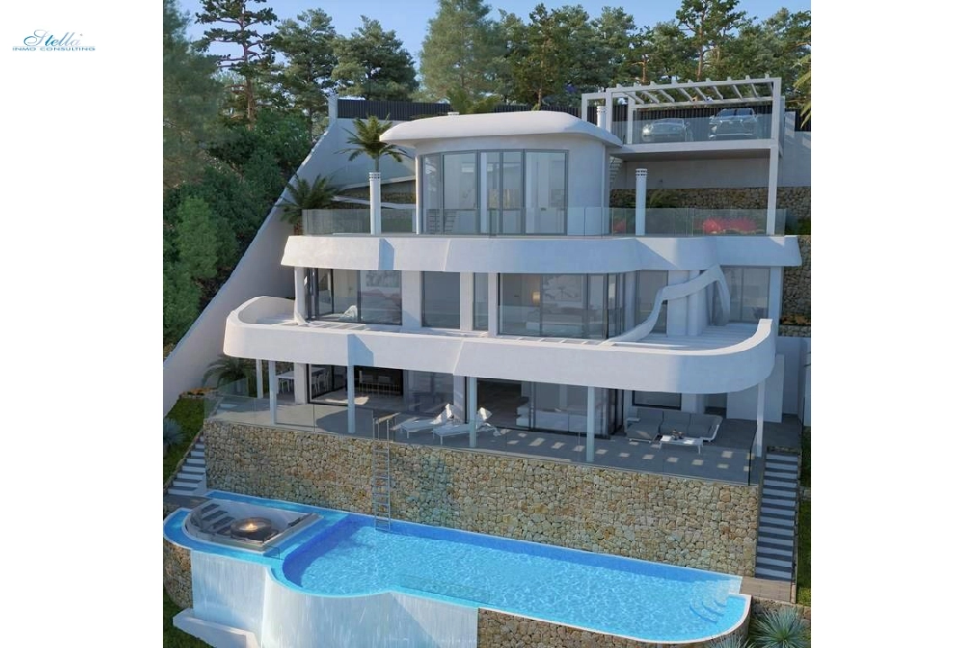 villa en Altea Hills en vente, construit 224 m², terrain 815 m², 4 chambre, 6 salle de bains, piscina, ref.: COB-3124-1