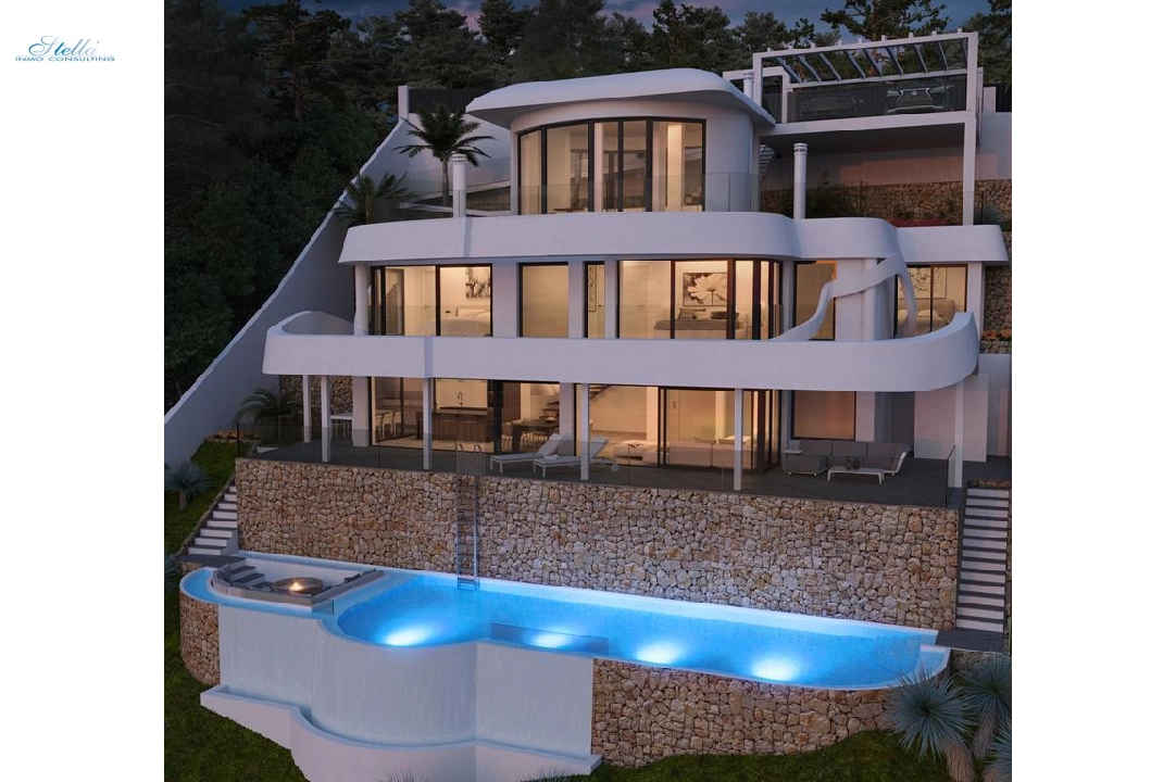 villa en Altea Hills en vente, construit 224 m², terrain 815 m², 4 chambre, 6 salle de bains, piscina, ref.: COB-3124-5
